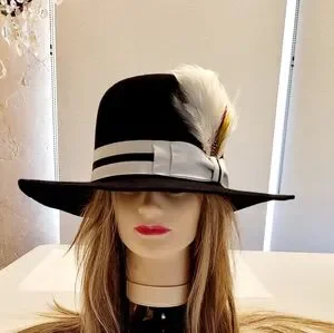 Paul Hats Works | Accessories | Hat Black Beaver Felt Hat  display picture 3